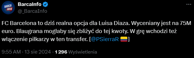 Barca znalazła ALTERNATYWĘ dla Nico Williamsa! 75 MLN EURO ZA PIŁKARZA Z PREMIER LEAGUE!